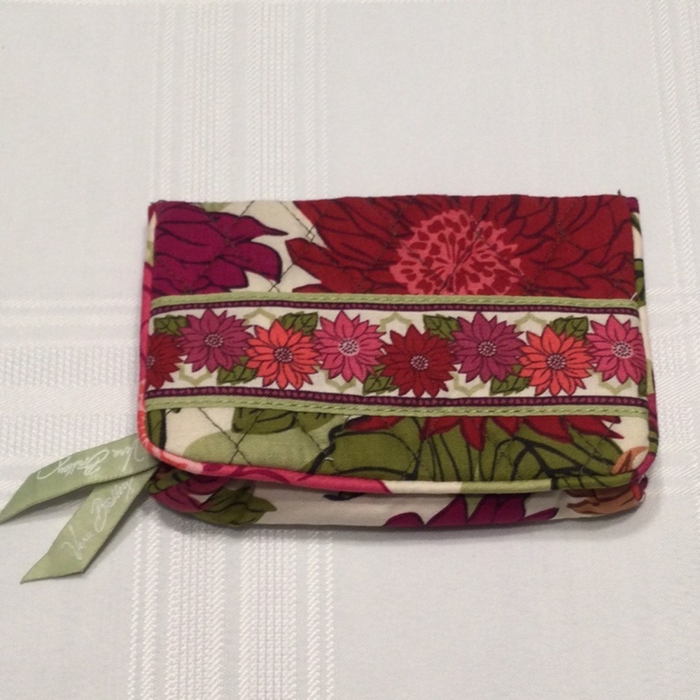 Vera Bradley Hello Dahlia! ID/KeyChain Wallet NWOT​